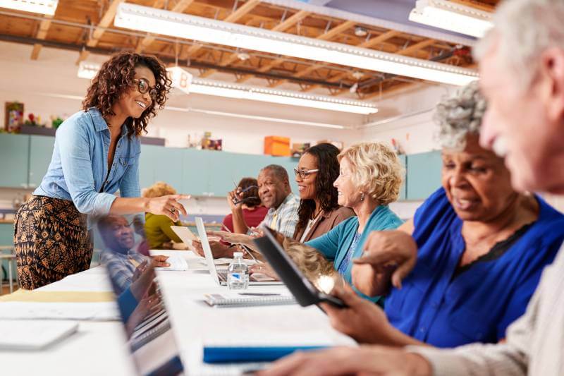 Teach Helping Senior Citizens with Technology
